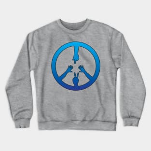 Peace Brothers and Sisters Crewneck Sweatshirt